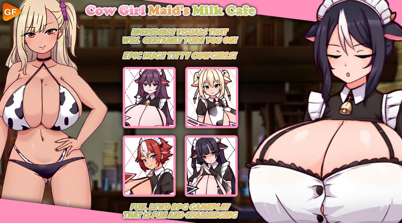 Cow Girl Maid's Milk Cafe Game