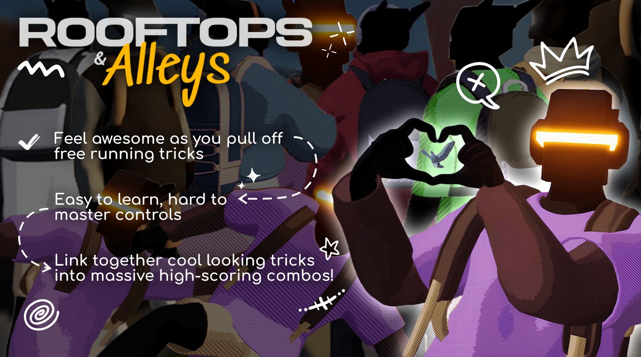 Rooftops & Alleys: The Parkour Game Game
