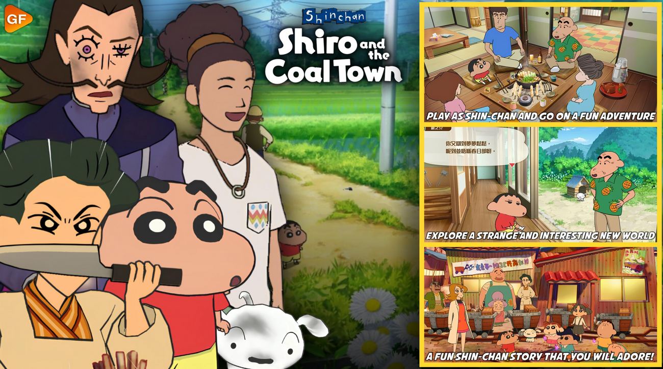 Shin chan: Shiro and the Coal Town Game