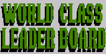 World Class Leaderboard Golf