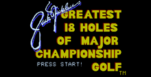 Jack Nicklaus' Major Championship Golf