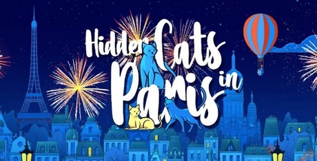 Cats Hidden in Paris