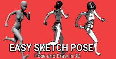 Easy Sketch Pose