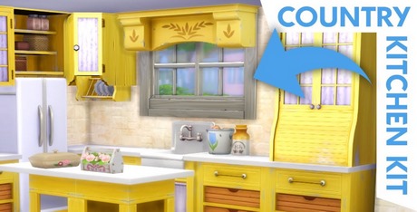 The Sims 4 Country Kitchen Kit