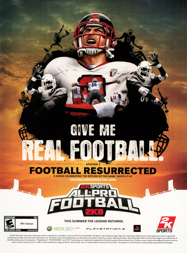 All-Pro Football 2K8 Poster