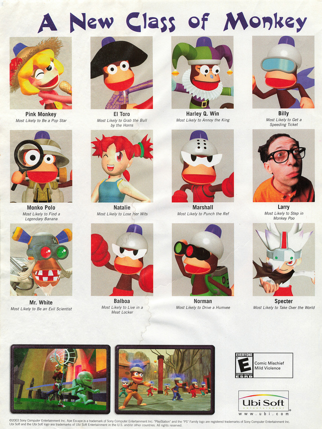 Ape Escape 2 Ape Escape 2 Poster