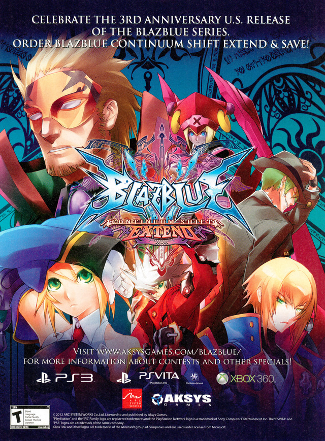 BlazBlue: Continuum Shift Extend BlazBlue: Continuum Shift Extend Poster
