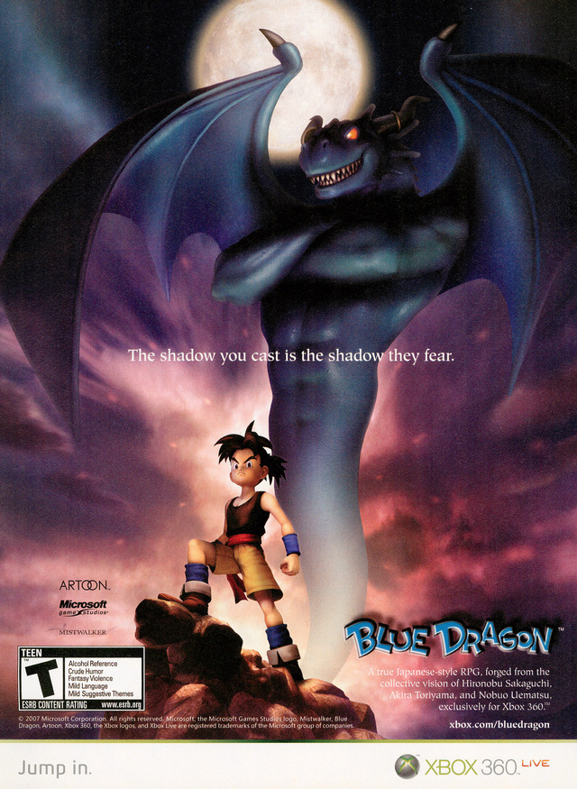 Blue Dragon Poster