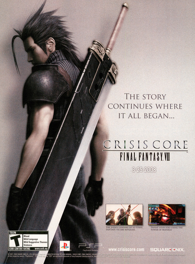 Crisis Core: Final Fantasy 7 Reunion Crisis Core: Final Fantasy 7 Reunion Poster