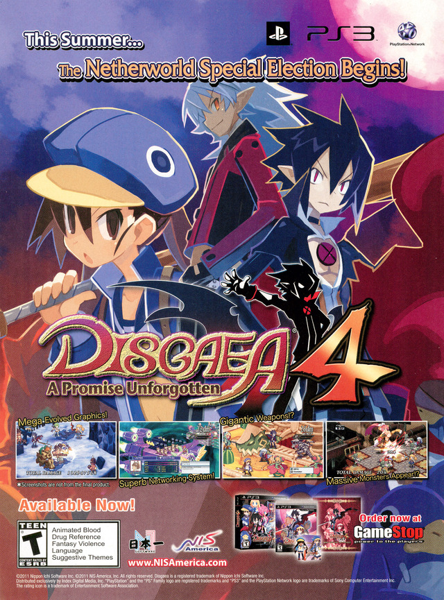 Disgaea 4: A Promise Unforgotten Poster
