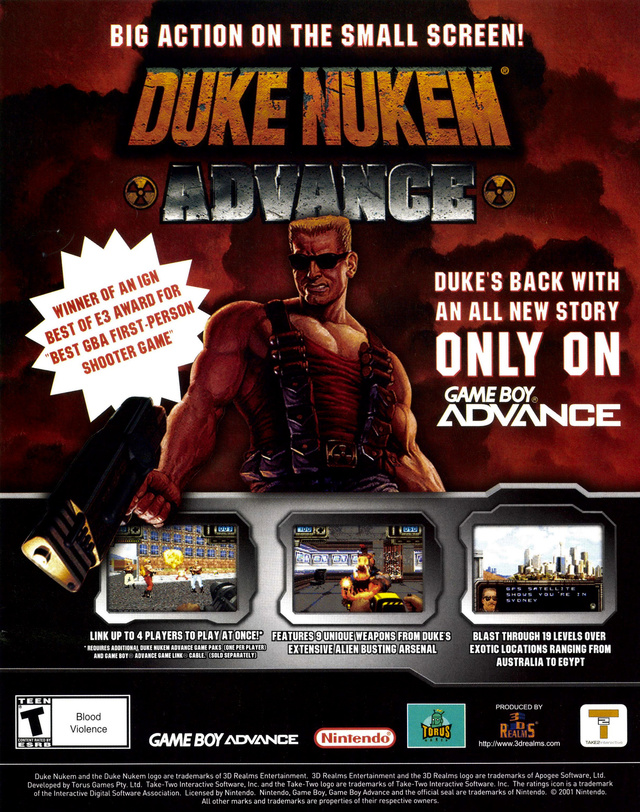 Duke Nukem Advance Poster