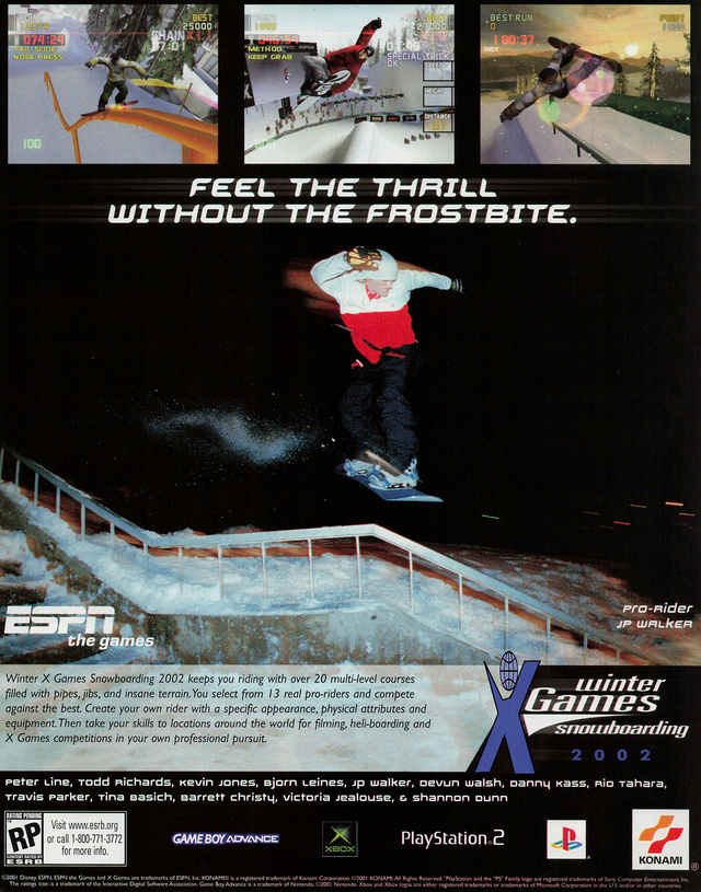 ESPN X Winter Games Snowboarding 2002 ESPN X Winter Games Snowboarding 2002 Poster