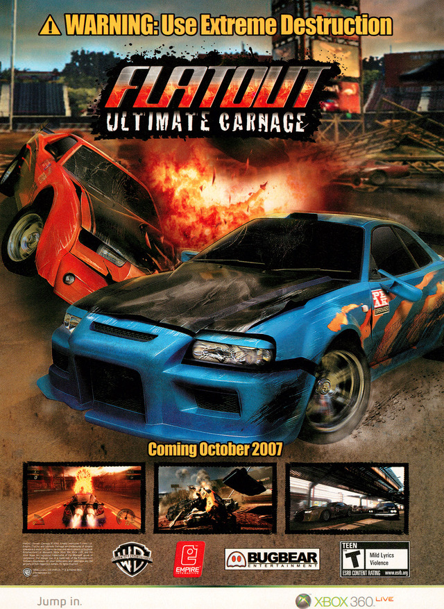 FlatOut: Ultimate Carnage Poster