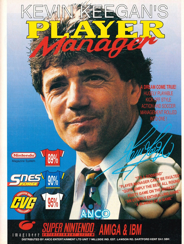 Kevin Keegan's Player Manager Kevin Keegan's Player Manager Poster