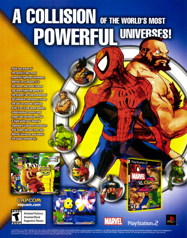Marvel vs Capcom 2 Marvel vs Capcom 2 Poster
