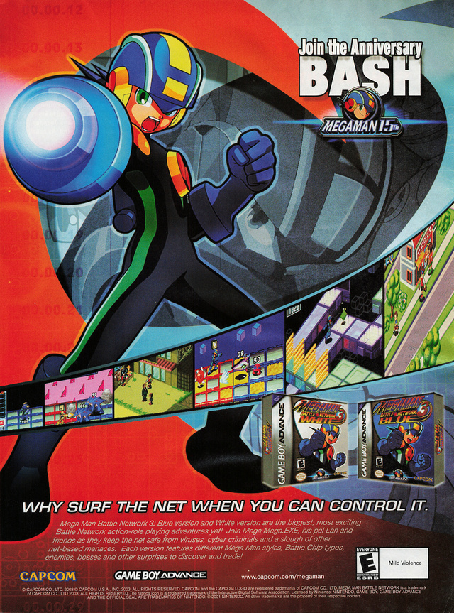Mega Man Battle Network 3: Blue Poster