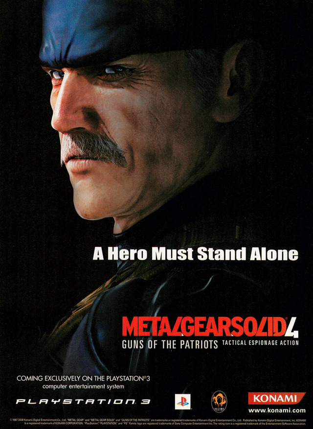 Metal Gear Solid 4: Guns of the Patriots Poster