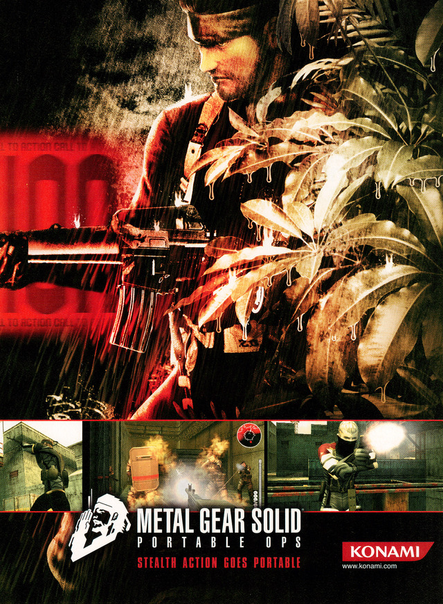 Metal Gear Solid: Portable Ops Metal Gear Solid: Portable Ops Poster
