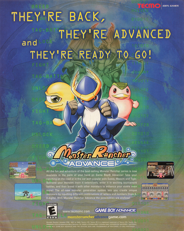 Monster Rancher Advance Monster Rancher Advance Poster