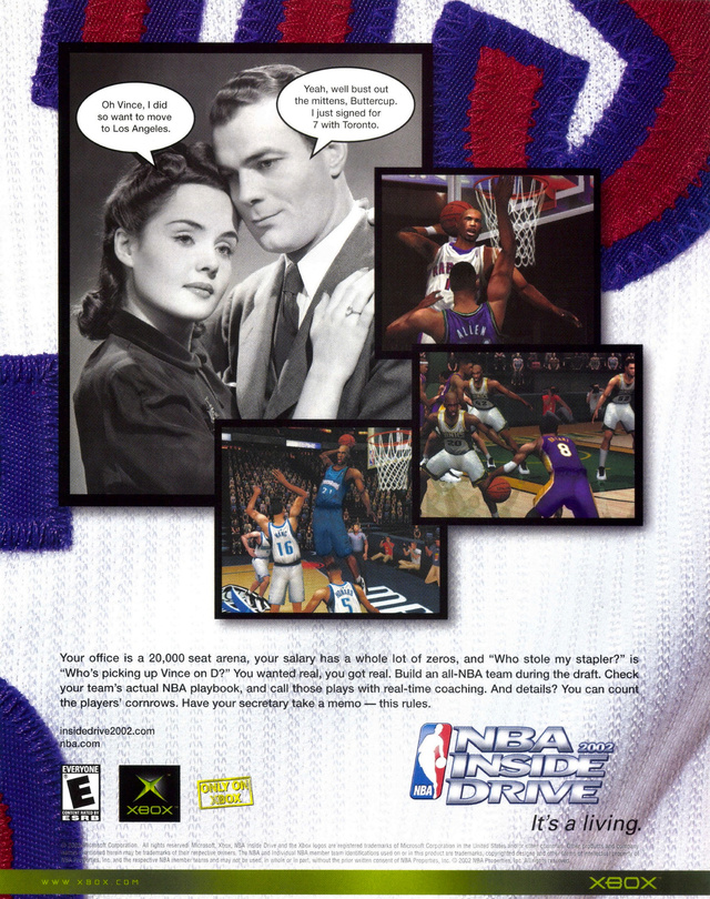 NBA Inside Drive 2002 Poster