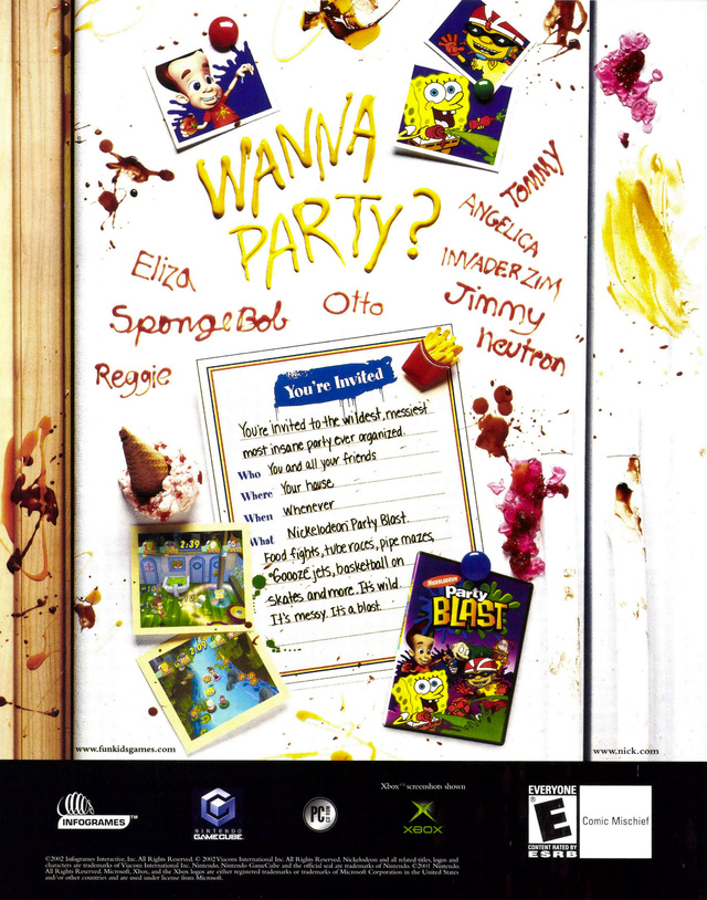 Nickelodeon Party Blast Nickelodeon Party Blast Poster