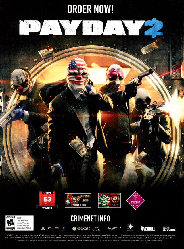 Payday 2 Poster