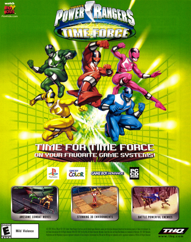 Power Rangers: Time Force Poster