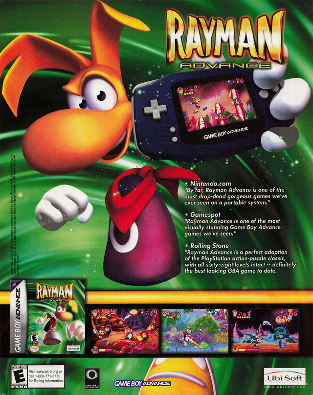 Rayman Advance Rayman Advance Poster