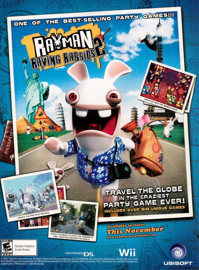 Rayman Raving Rabbids 2 Poster