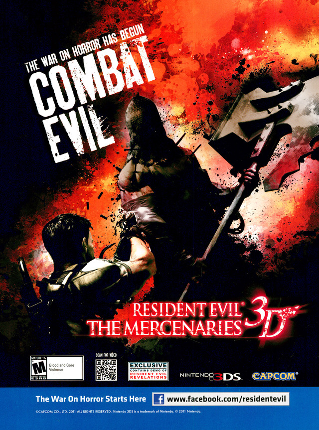 Resident Evil: The Mercenaries 3D Resident Evil: The Mercenaries 3D Poster