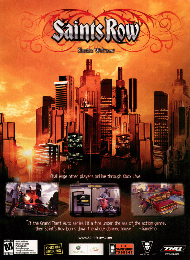 Saint's Row Saint's Row Poster