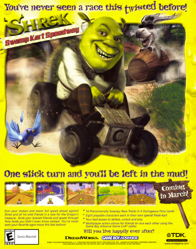 Shrek: Swamp Kart Speedway Shrek: Swamp Kart Speedway Poster