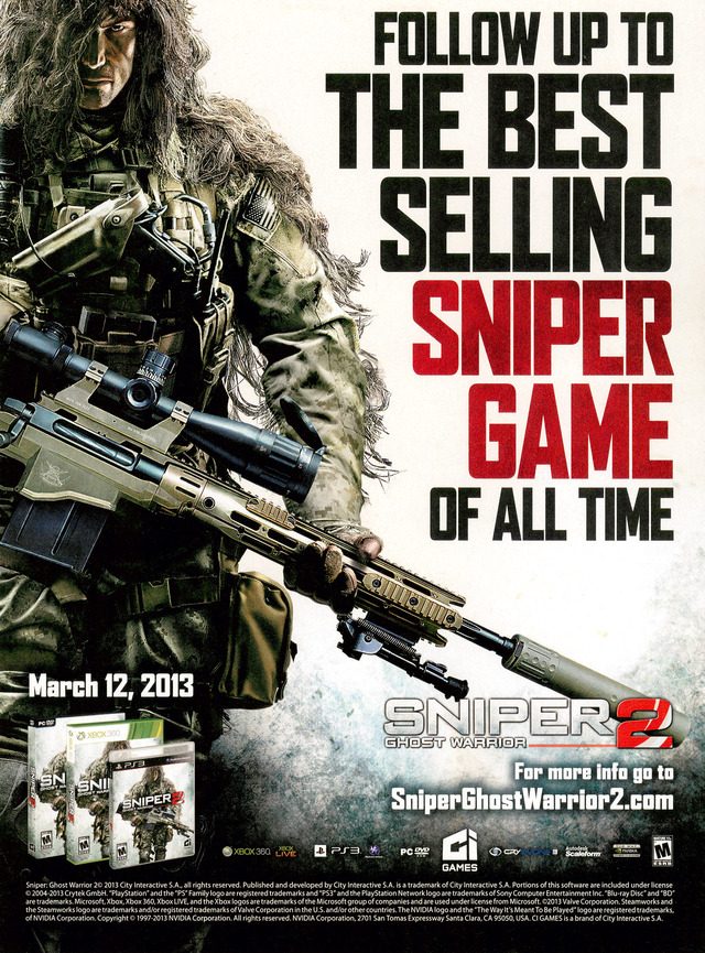Sniper: Ghost Warrior 2 Poster