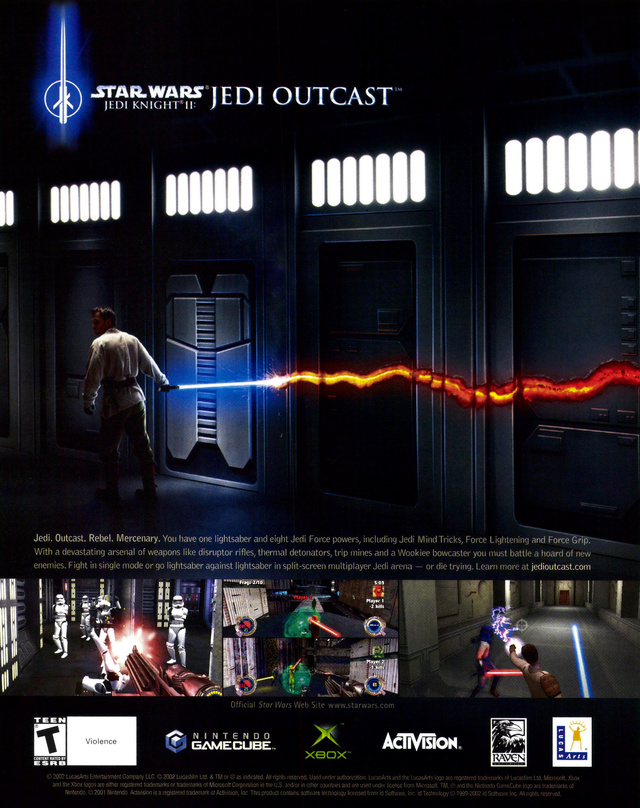 Star Wars Jedi Knight II: Jedi Outcast Star Wars Jedi Knight II: Jedi Outcast Poster