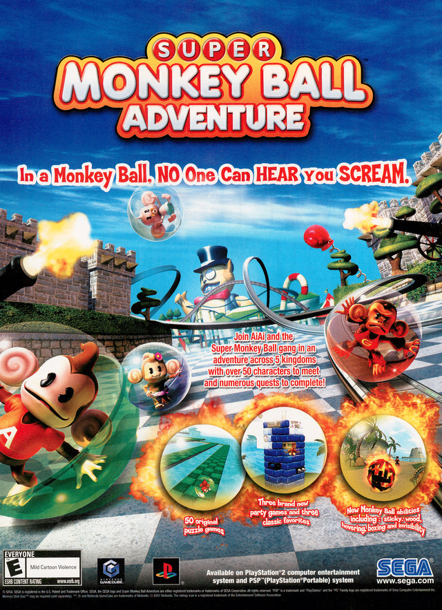 Super Monkey Ball Adventure Poster