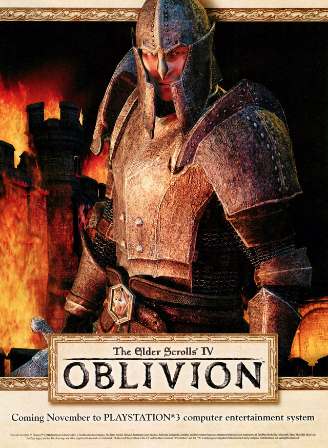 The Elder Scrolls 4 Oblivion The Elder Scrolls 4 Oblivion Poster