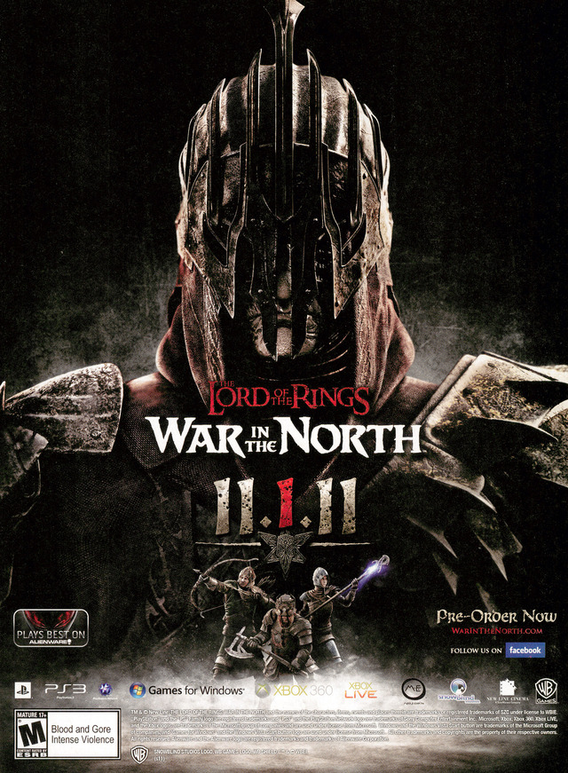 The Lord of the Rings: War in the North Poster