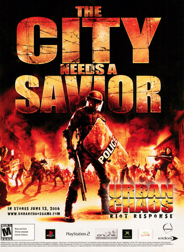 Urban Chaos Riot Response Poster