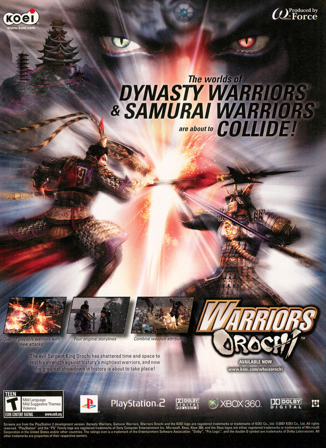 Warriors Orochi Poster
