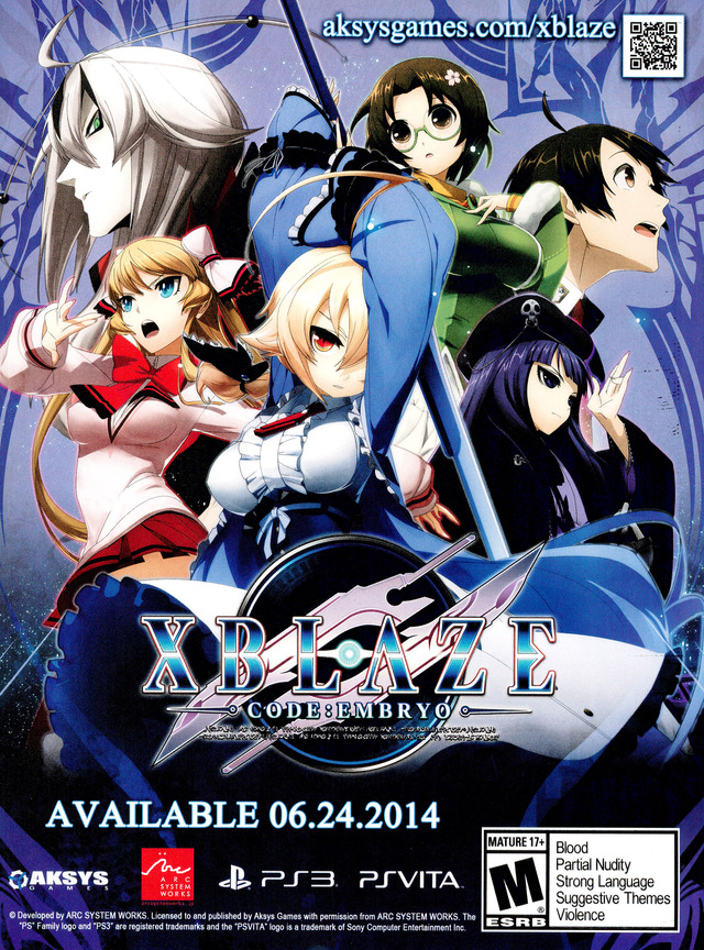XBLAZE Code Embryo Poster