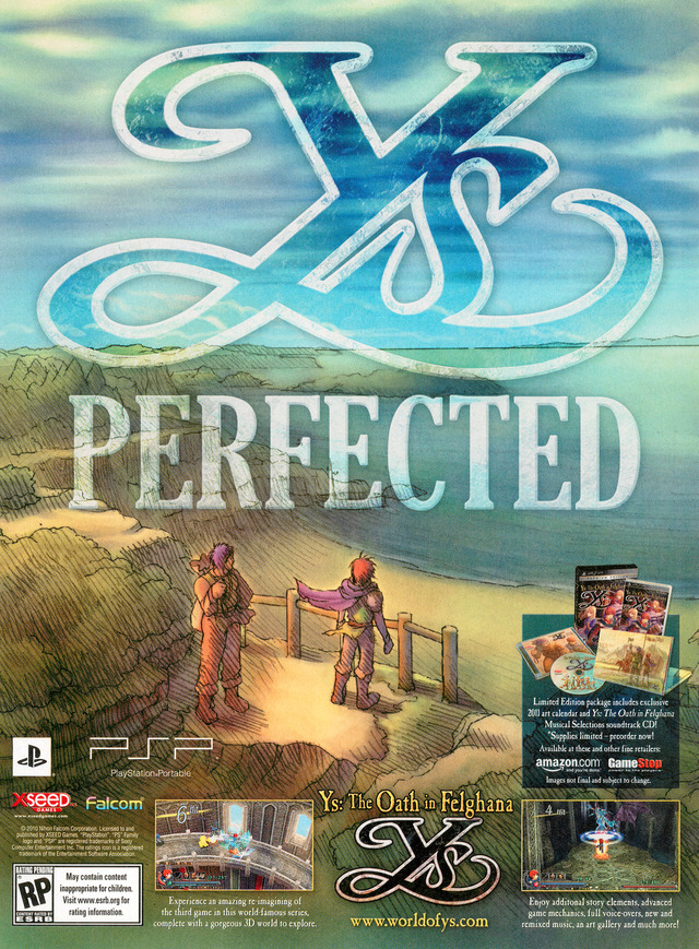 Ys The Oath in Felghana Poster
