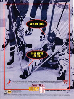 Brett Hull Hockey 95 Poster