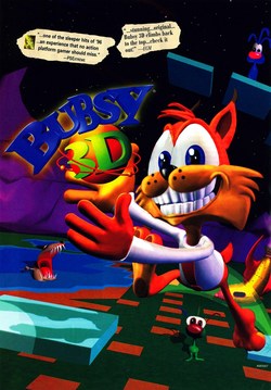 Bubsy 3D Poster