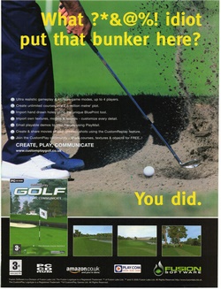 Customplay Golf Poster