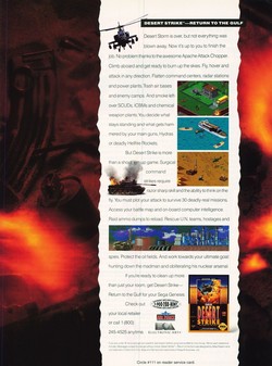 Desert Strike: Return to the Gulf Poster