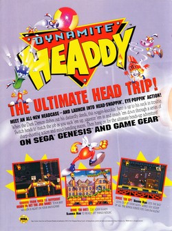 Dynamite Headdy Poster