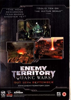 Enemy Territory: Quake Wars Poster