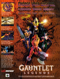 Gauntlet Legends Poster