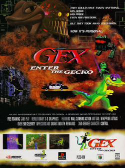 Gex: Enter the Gecko Poster