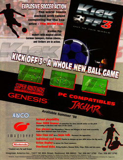 Kick Off 3: European Challenge Poster